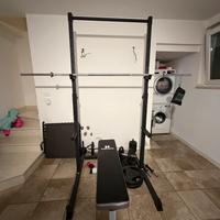Rack bilancieri e pesi palestra