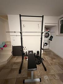 Rack bilancieri e pesi palestra