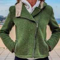 Giubbino unisex lana cotta verde salvia