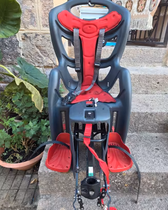 Seggiolino bici + porta pacchi