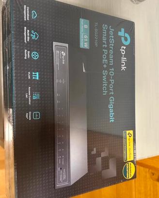 SWITCH Managed TP-Link Omada POE TL-SG2210P Nuovo