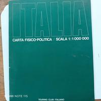 carta fisico politica Italia