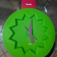Orologio Kartell Crystal Palace verde 