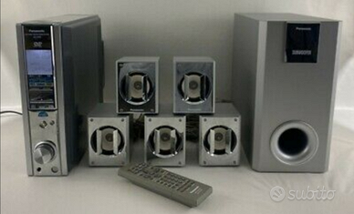 Sistema Home Theater DVD CD Panasonic SA-DM3