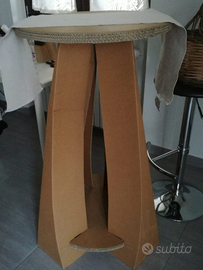 Tavolo snack in cartone pressato