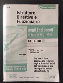 Istruttore direttivo e funzionario - 9788824460309