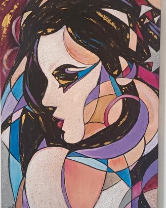Dipinto acrilico su tela. Originale 40x60 cm.