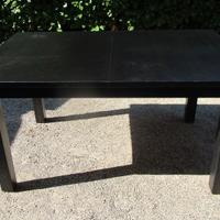 tavolo Ikea in pino massiccio, nero allungabile da