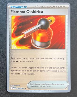 Carta Pokémon FIAMMA OSSIDRICA Reverse 086/094 IT