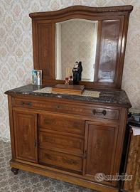 Cassettiera con specchio