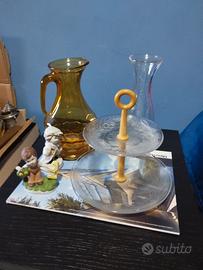 Set4pz.2 Brocche anni50, 1 alzarina 2 statuette N 