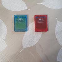 Coppia di memory card 8mb sony Ps 2