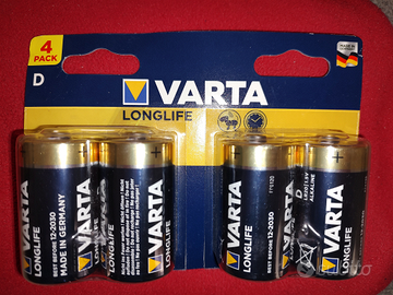 Batterie torcia tipo D scadenza 2030