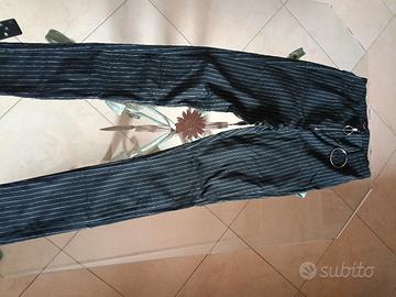 pantalone elegante gessato 