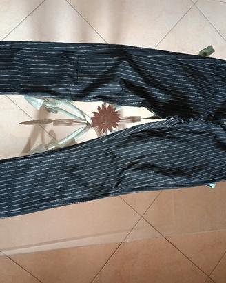pantalone elegante gessato 