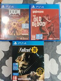 tre giochi originali per PlayStation 4 e 5 italian