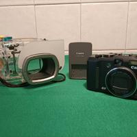 Canon G9 con custodia subacquea