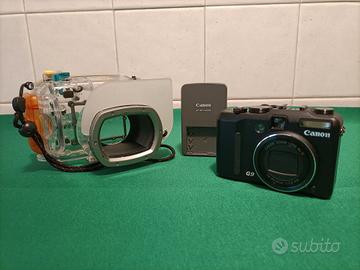Canon G9 con custodia subacquea