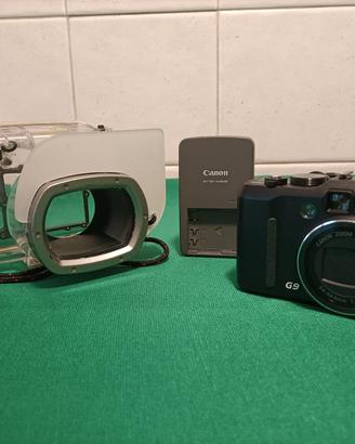 Canon G9 con custodia subacquea