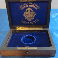 Rara Scatola per Orologio da Tasca Vintage 