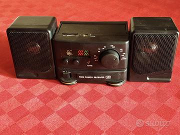 Mini Stereo Radio Vintage AM/FM Funzionante