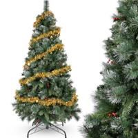 Albero di Natale Artificiale 165 cm con Bacche Ros