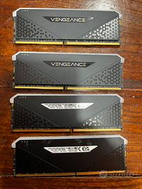 DDR 4 VENGEANCE RGB 32 GB totali
