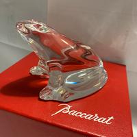 Rana in cristallo Baccarat fermacarte