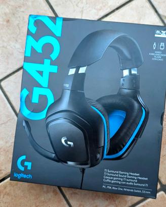 Cuffie Logitech G432 Nuove Sigillate Con Audio 7.1