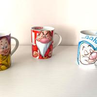 Lotto di 3 Tazze Disney con i nani