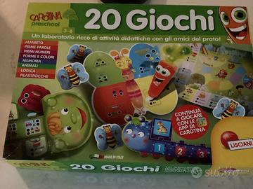 gioco carotina preschool - 20 giochi -3/6 anni