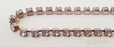 Cintura a catena in filo di brillantini STRASS