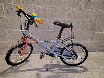 bicicletta decathlon da 16 pollici da 4 a 6 anni
