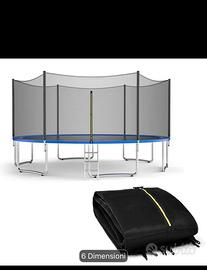 Rete protezione trampolino