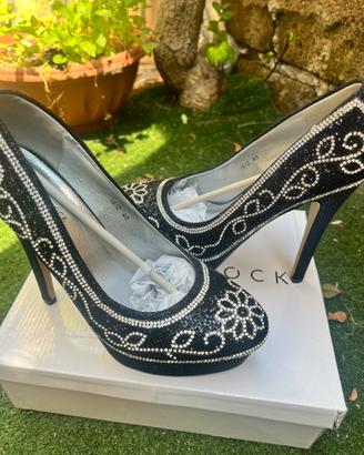 Tacco Décolleté elegante,40 nuovo strass cerimonia