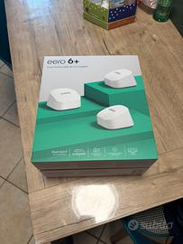 Sistema mesh router eero 6+  3 dispositivi , 420mq