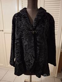 pelliccia nera vintage in ASTRAKAN