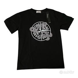 T-shirt Stone Island nera taglia S - Nuova