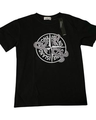 T-shirt Stone Island nera taglia S - Nuova