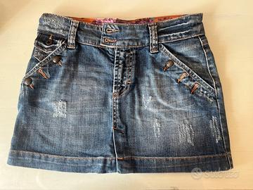 Mini gonna in denim D&G