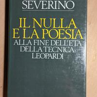Il nulla e la poesia, Severino 1990