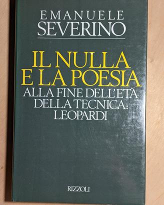Il nulla e la poesia, Severino 1990