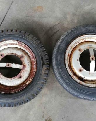 2 cerchi fiat 500 anni 60 70
