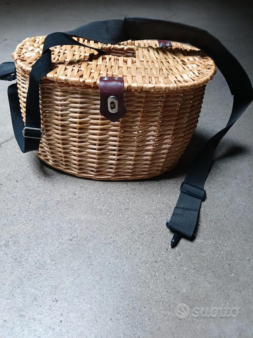 Cesta Funghi In Vimini A Tracolla 35x29x28 Cm – La Compagna Perfetta Per La Raccolta