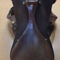 Sella cuoio marrone monta all' inglese