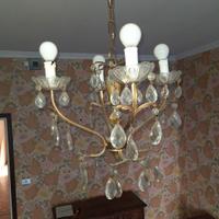 Lampadario gocce 4 luci