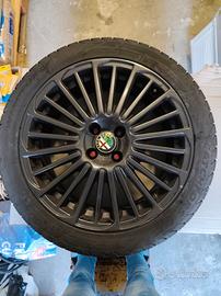 Gomme + Cerchi originali Alfa Romeo Mito da 17