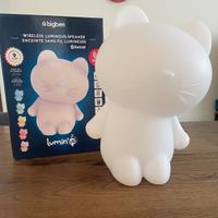 Speaker luminoso bluetooth gatto