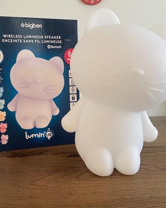 Speaker luminoso bluetooth gatto