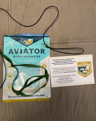 Pettorina aviator x-small per uccelli